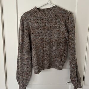 Gentle Fawn sweater with hints of brown, beige, and grey